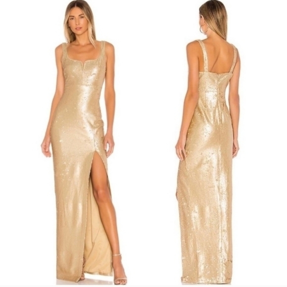 LIKELY MINEO GOWN GOLD 4‎